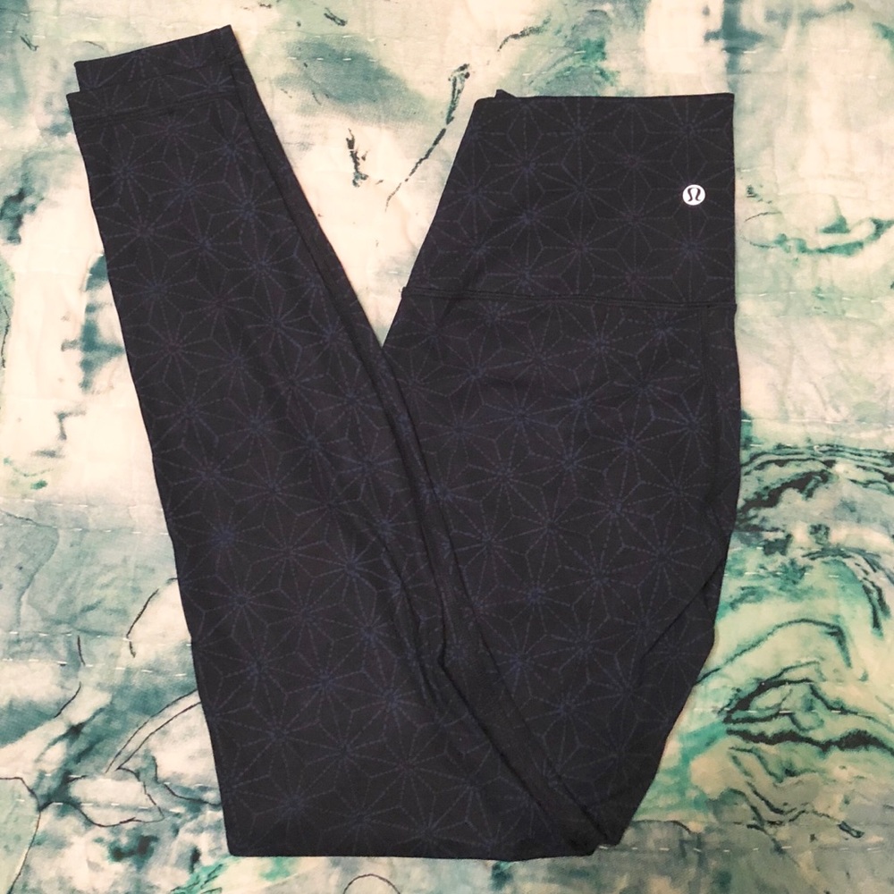 Lululemon foldover waistband leggings tights - 10